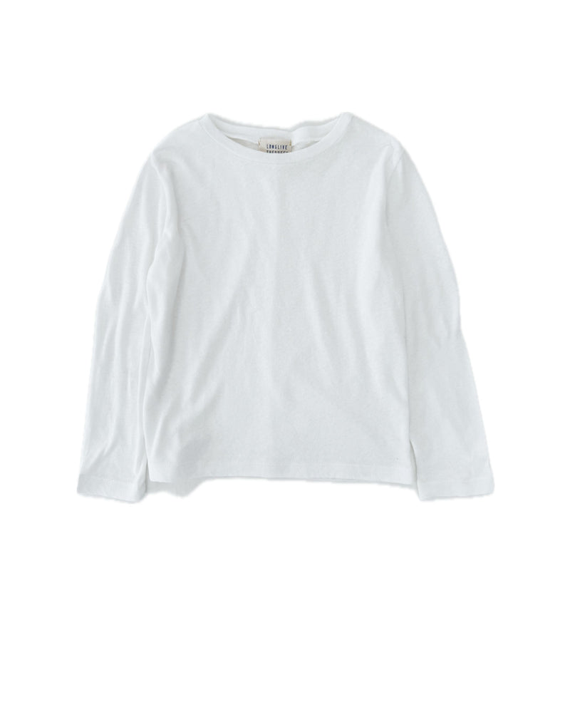 tee long sleeve - white