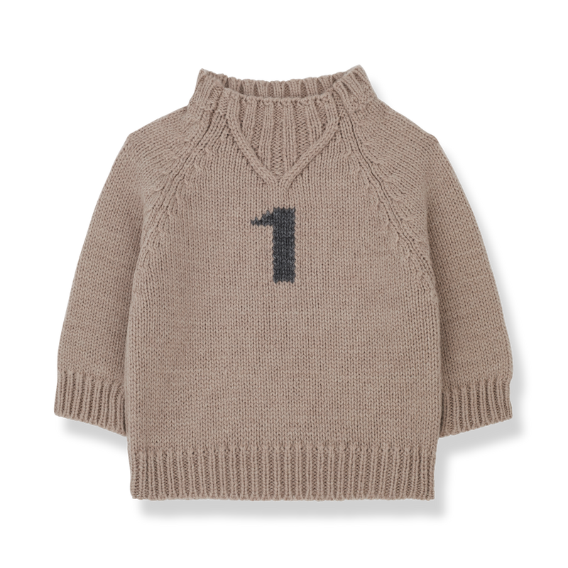 LEO number one sweater - old-rose