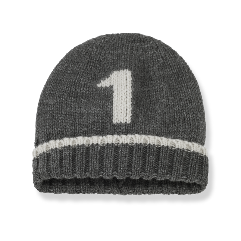 LUCAS number one beanie - grey