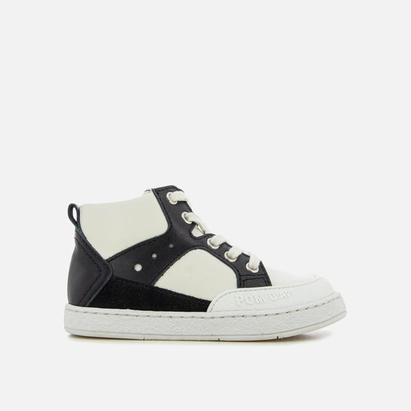 MOUSSE BUMP SNEAKERS in NAPPA-LOTUS - OFF WHITE-NOIR