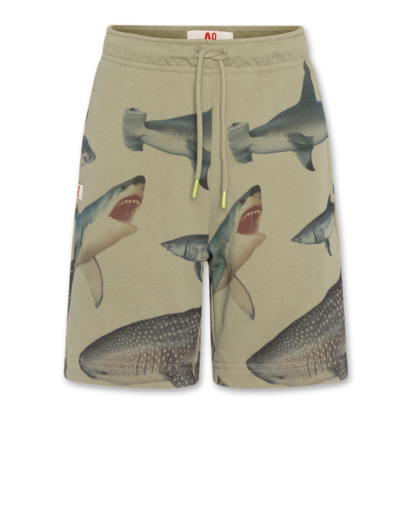 ryan shorts sharks - light olive