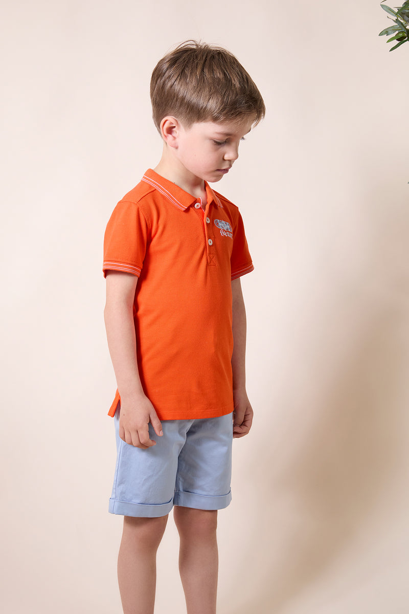 BABY CITY AVENTURE POLO4 - Spicy orange