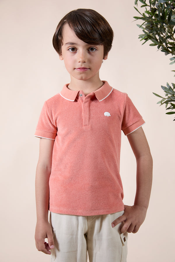 BABY PETIT COWBOY POLO1 - Orange