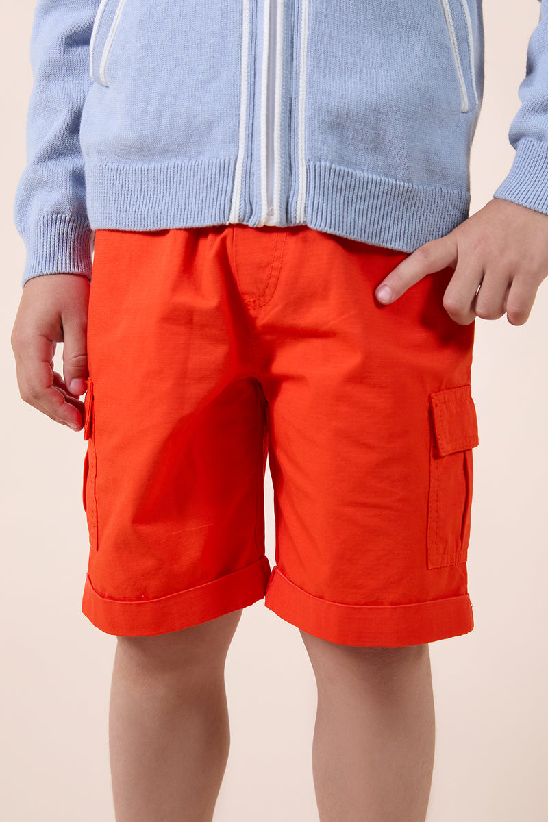 CITY AVENTURE SHORT7BIS - Spicy orange