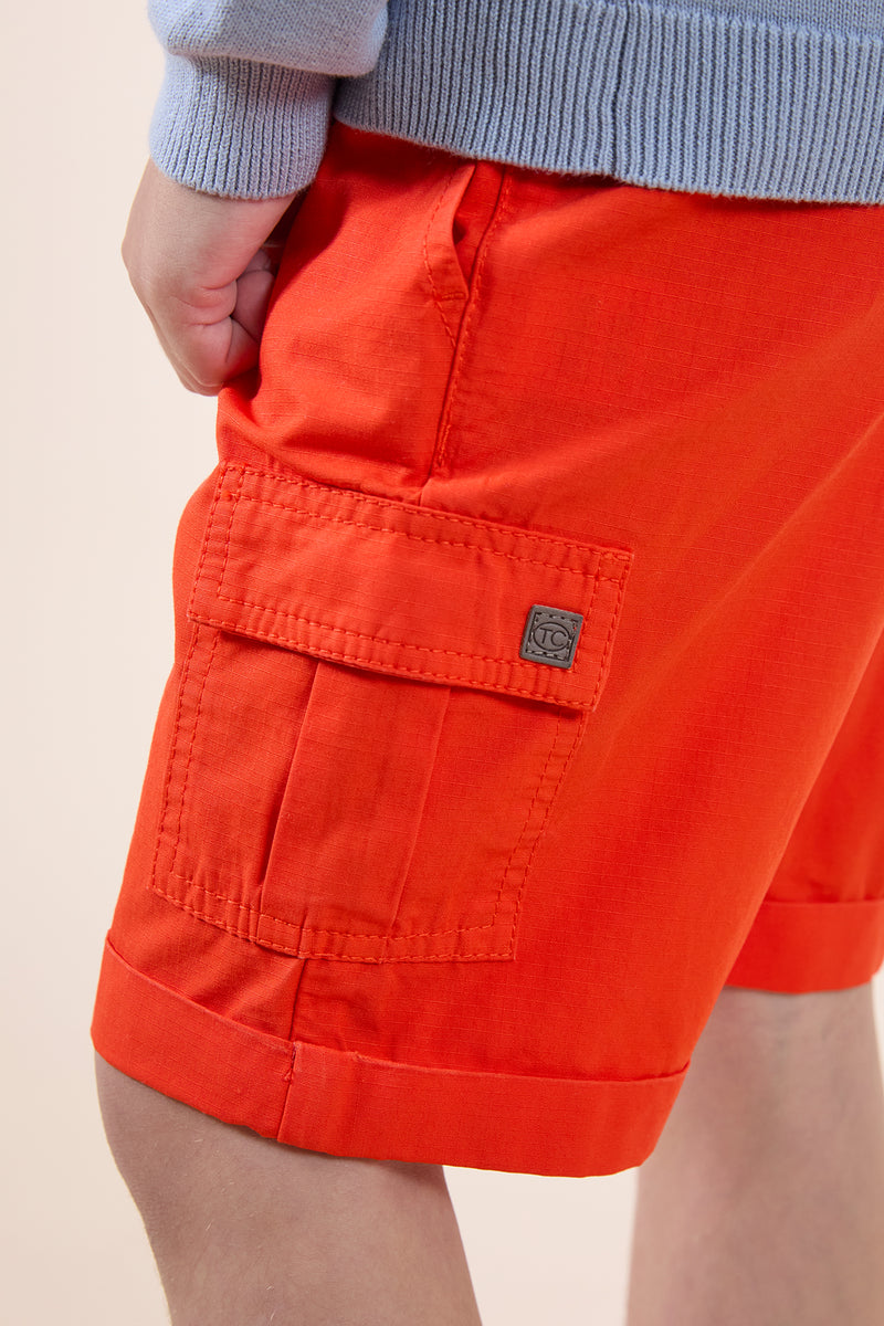 CITY AVENTURE SHORT7BIS - Spicy orange