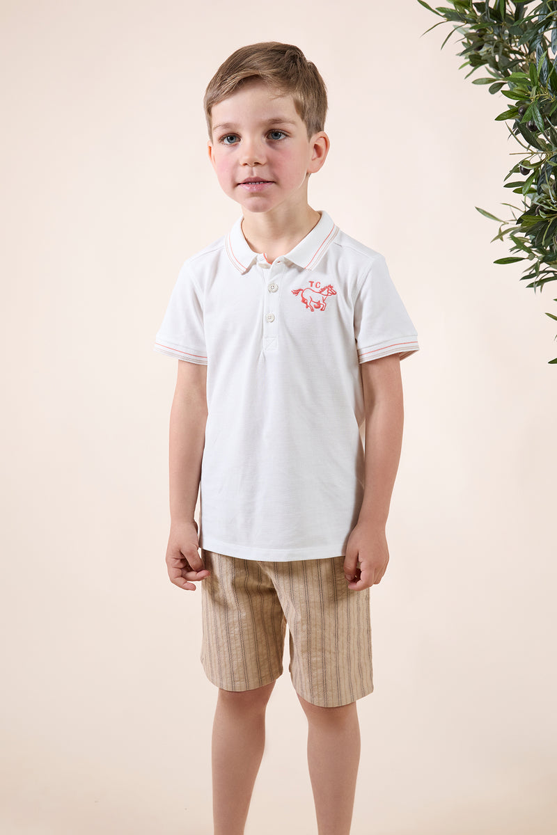 BABY PETIT COWBOY SHORT16 - Ocre