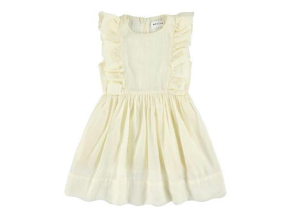 WAVERLY PUMA DRESS WITH RUFFLES - CREAM