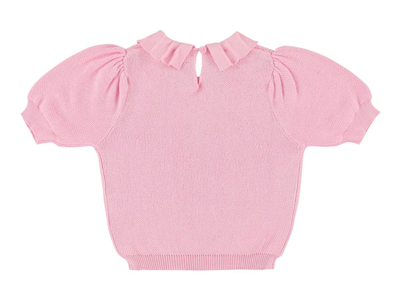 WESLEY VINTAGE CROPPED FITTED PULLOVER - ROSE