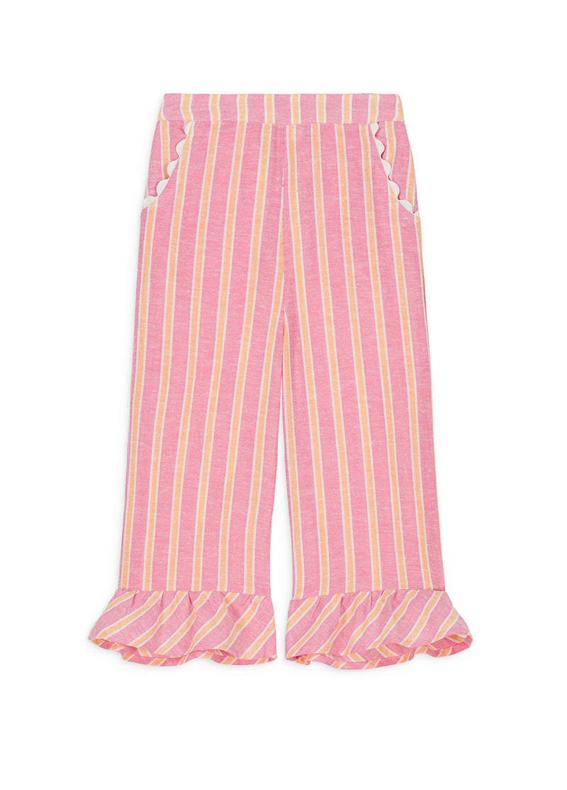 LOUKIE PANTS - PINK GELATO STRIPES