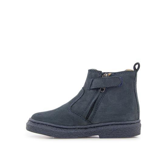 TRIX JOD ZIP - NAVY NUBUCK