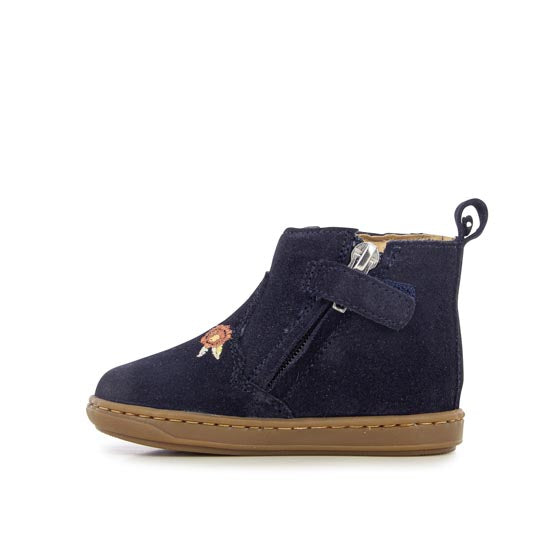 BOUBA BRODI BOOTS - NAVY VELOURS OILY