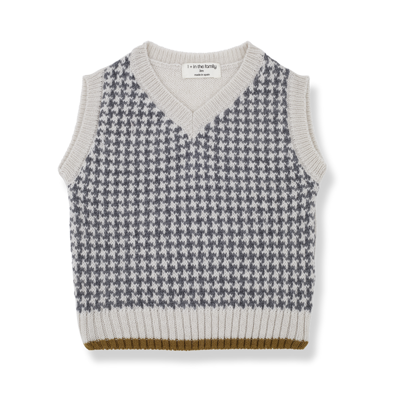 ROC jacquard vest - oatmeal