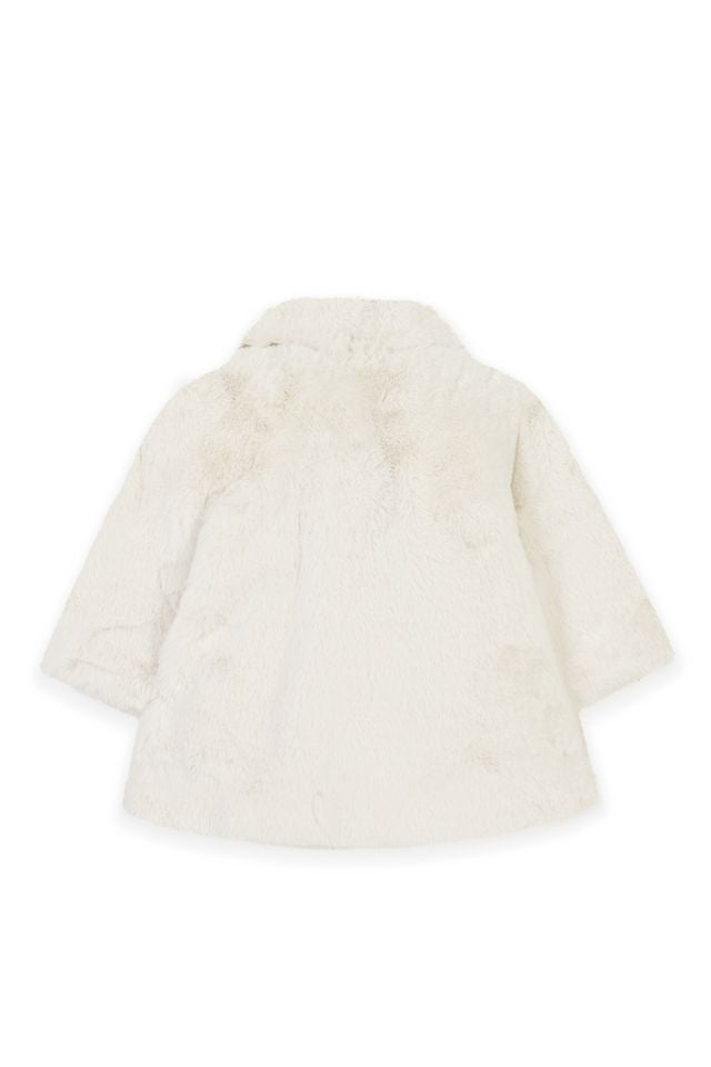 BABY PROMENADE ROMANTIQUE MANTEAU2 - Nacre