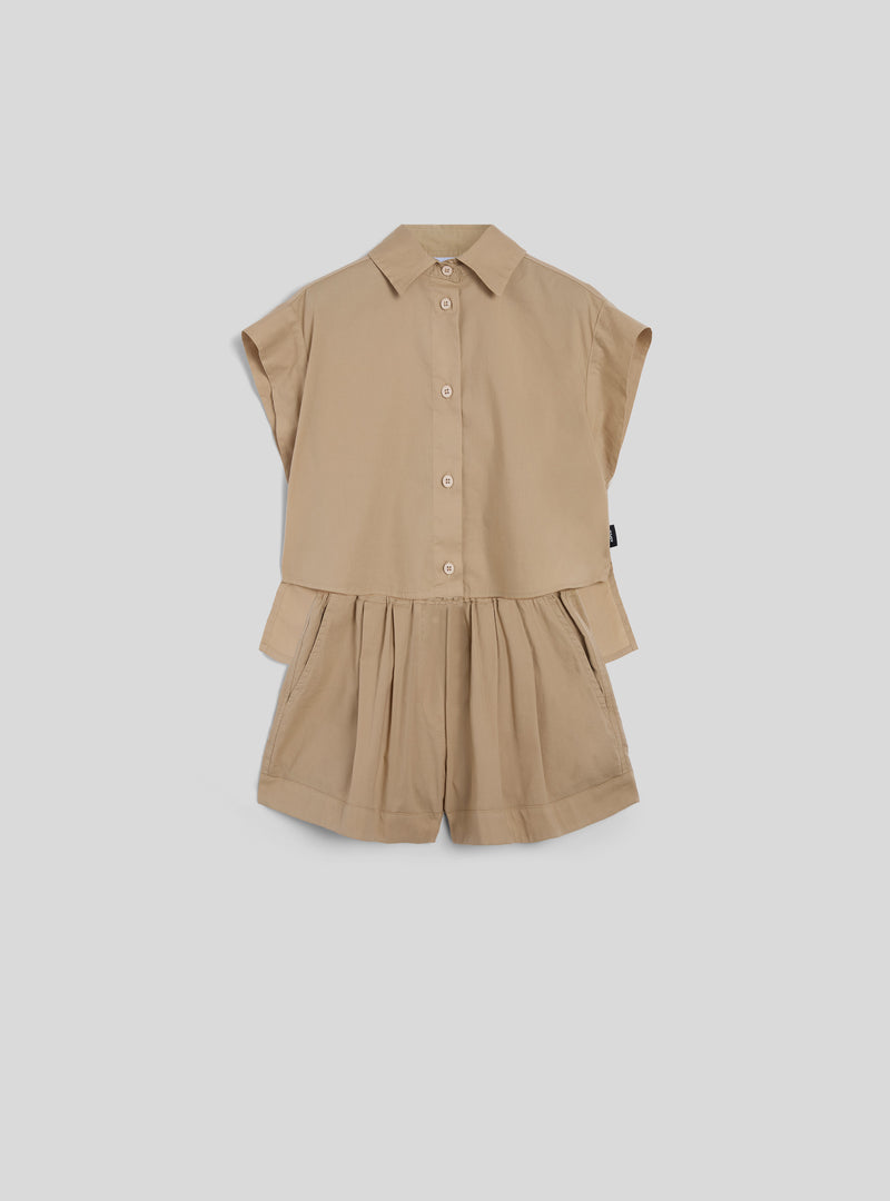 SAFARI S-S TWO PIECE SET - BEIGE