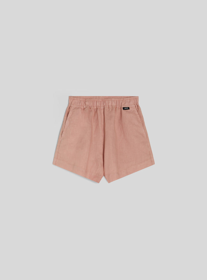 LINEN SHORTS - DOLOSTONE PINK