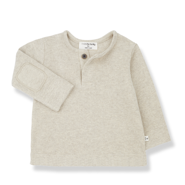 SANDAL henley t-shirt - oatmeal