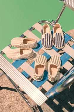 Tarifa Espadrilles - Marine Stripe