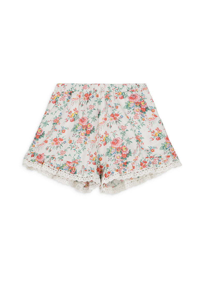 VALLALOID SHORTS - CREAM ROSA FESTA