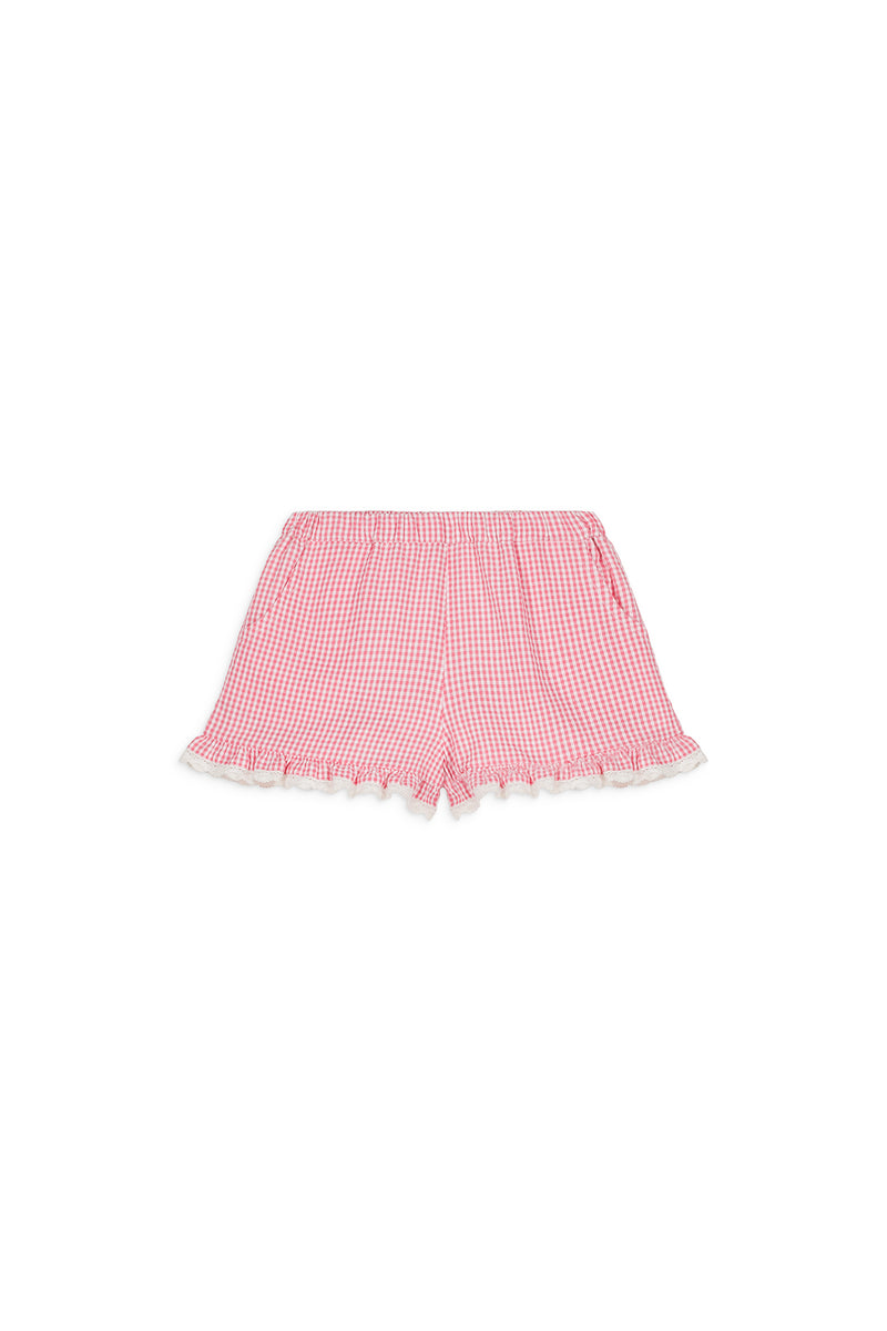 VALLALOID SHORTS - PINK FRAGOLA VICHY