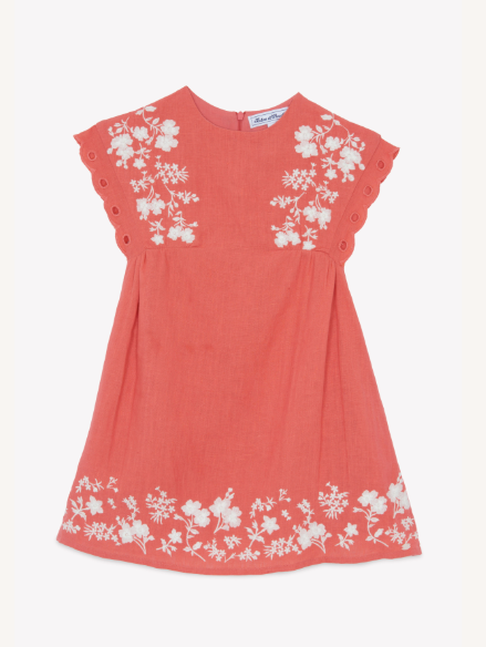 TRESOR D'ETE ROBE V - Corail