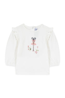 BABY PROMENADE ROMANTIQUE TEESHIRT2 - Nacre