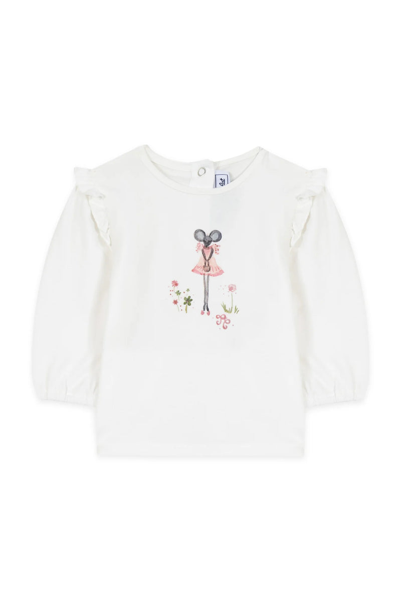 BABY PROMENADE ROMANTIQUE TEESHIRT2 - Nacre