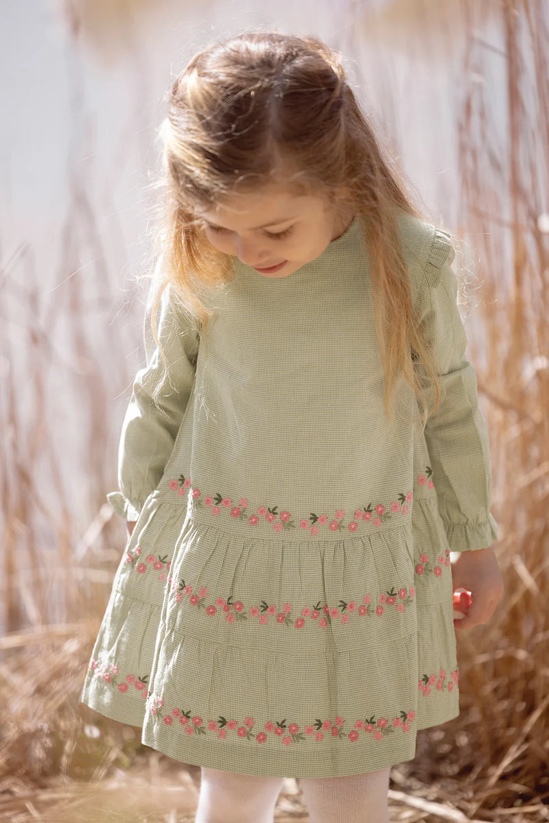 BABY PROMENADE ROMANTIQUE ROBE19 - sauge