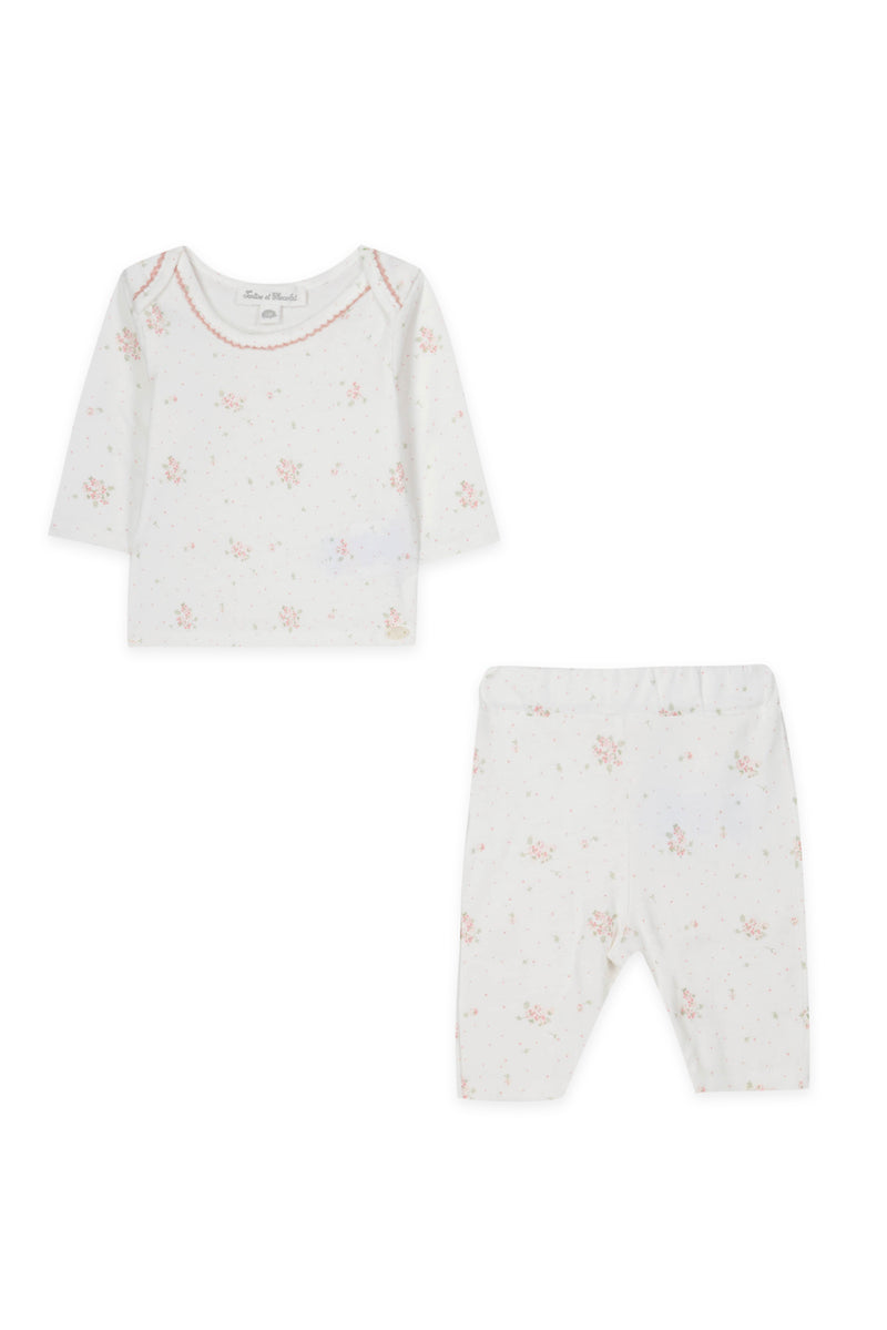 PREMIER TROUSSEAU FILLE PYJAMA6 - NACRE