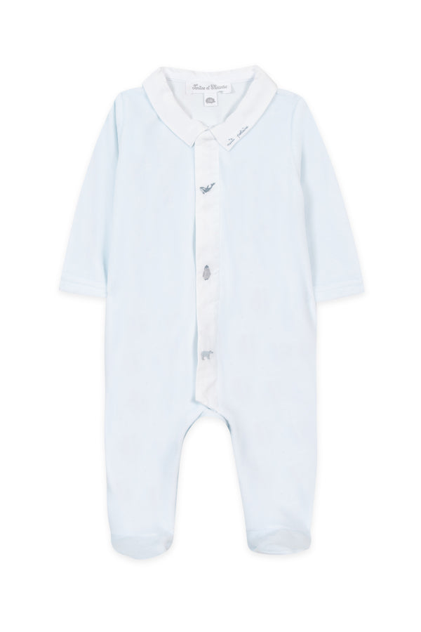 BABY NUIT PYJAMA16 - Bleu ciel