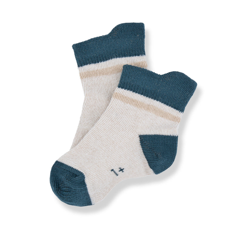 PIPO Plain Short socks - Petroleum