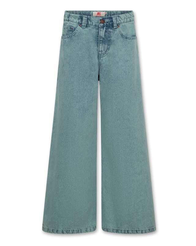 leyla overdye jeans pants - light petrol