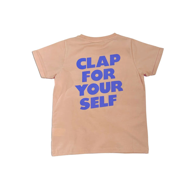 T-SHIRT clap for yourself - bisque