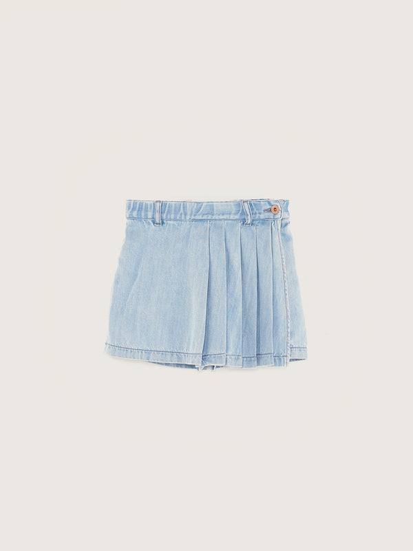 WAVES P D0551 SKORT - LBB LT BLUE BLEACH