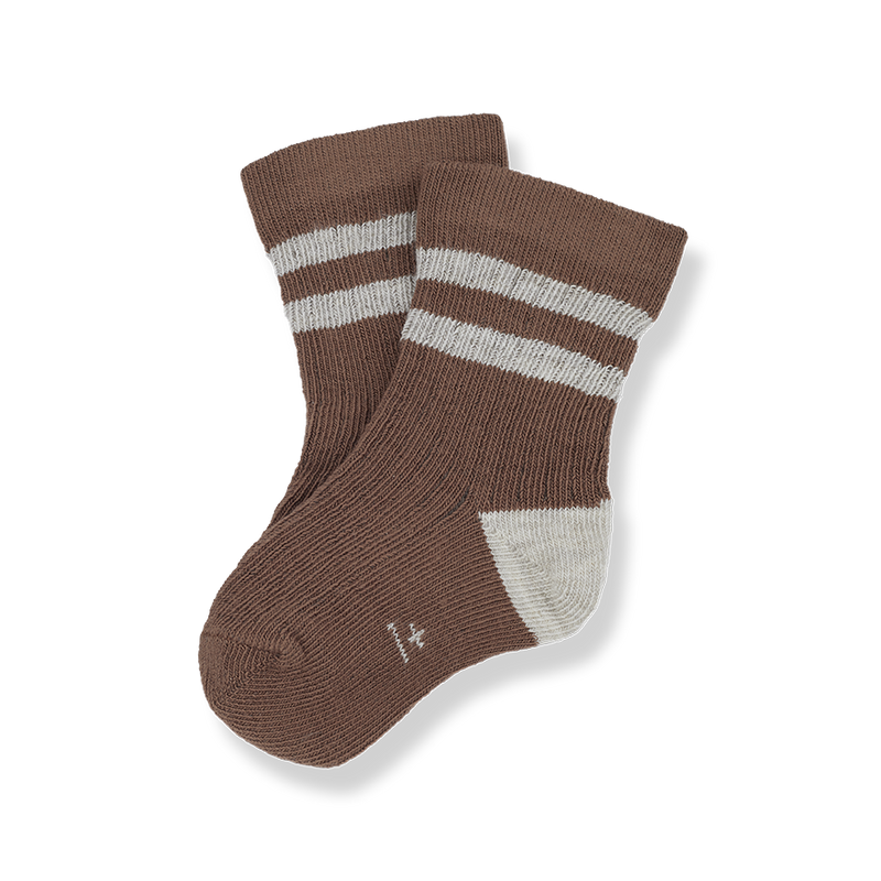 RODOLFO 2 pack plain socks - sienna