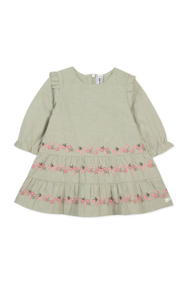 BABY PROMENADE ROMANTIQUE ROBE19 - sauge