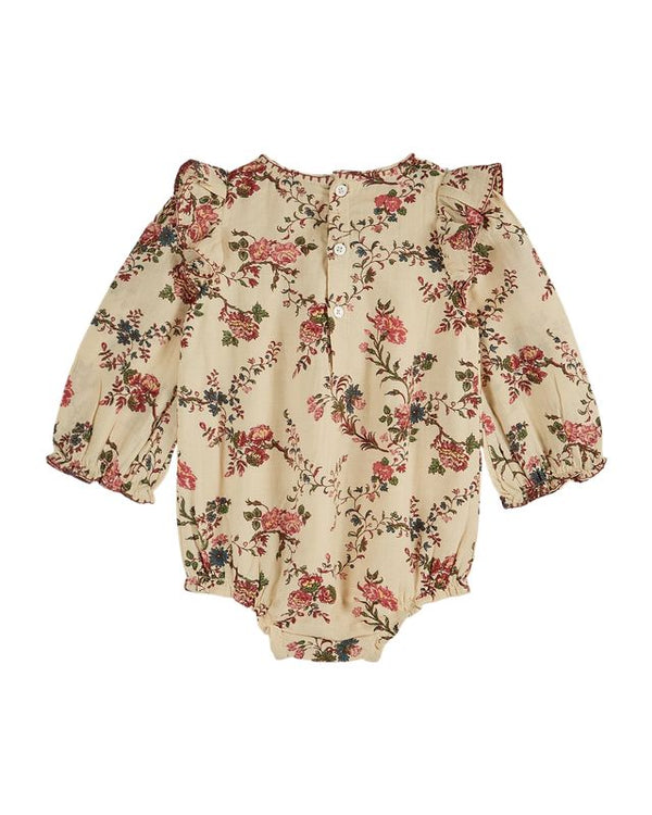 ORCHID BABY ROMPER - AA077 - ORCHID ECRU