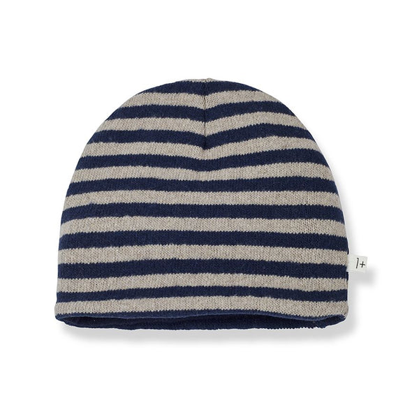 ROY beanie - navy-taupe