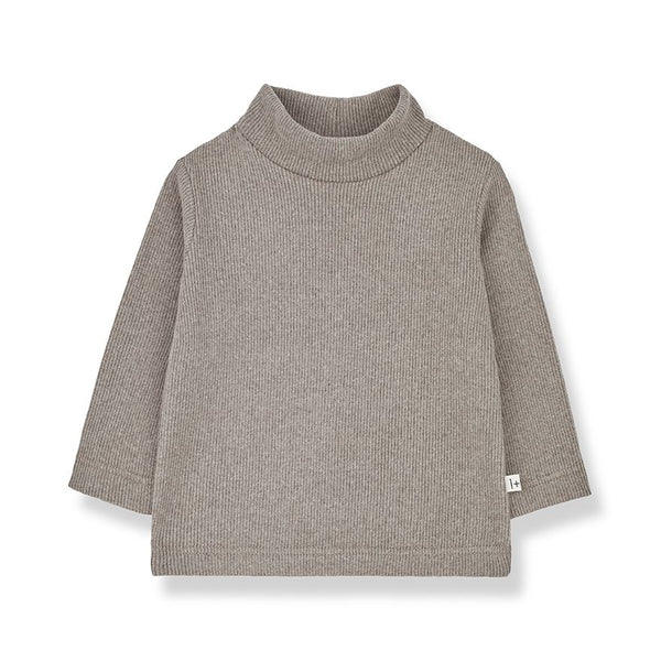 NILS turtle neck t-shirt - taupe
