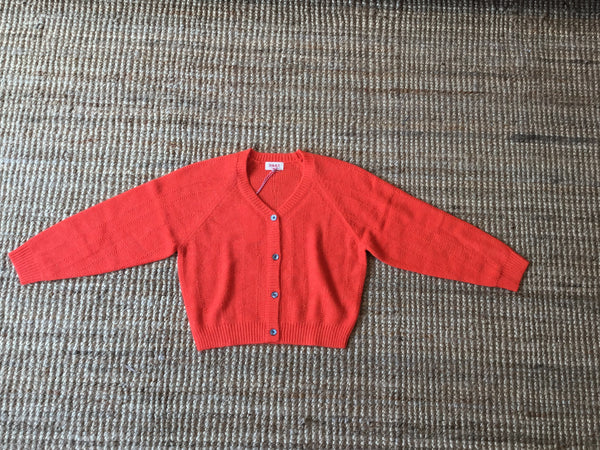MIST knitted cardigan - 56 orange