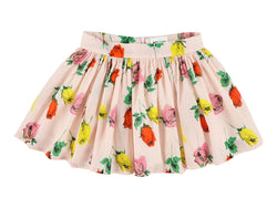 SPRINT ROSES SKIRT WITH ZIPPER - ROSE