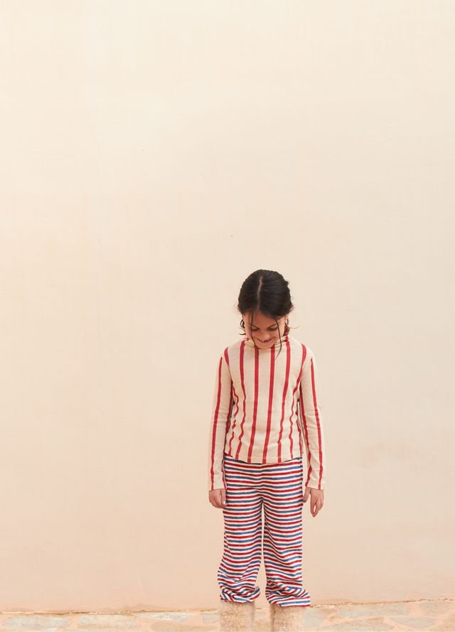 coll tee - red stripe