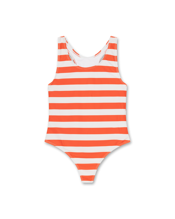 franzi swimmsuit stripes - red