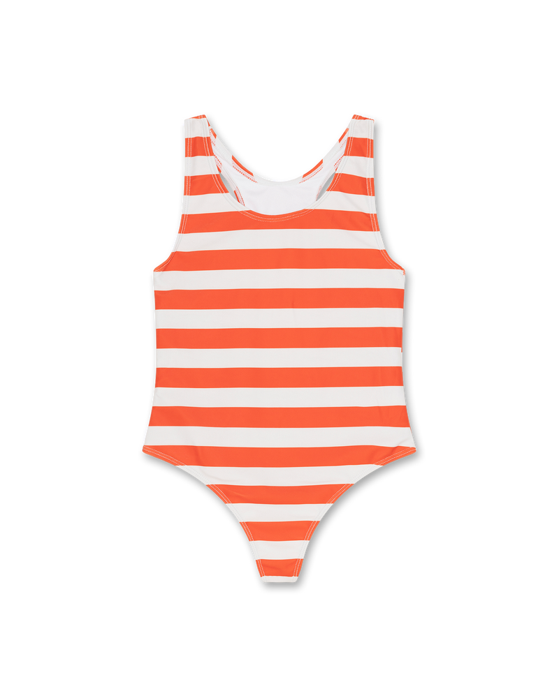 franzi swimmsuit stripes - red