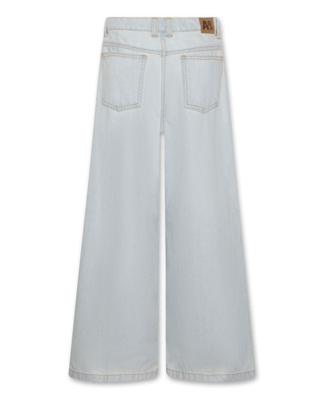 leyla bleach jeans pants - wash bleach