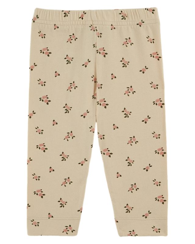 ROSES PRINTED LEGGING - AA181 - BRIOCHE PETITE ROSE