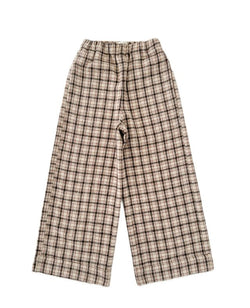 check pants - beige check