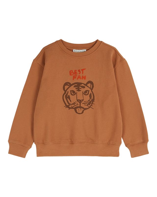 TIGER SWEAT-SHIRT - AA012 - CROISSANT