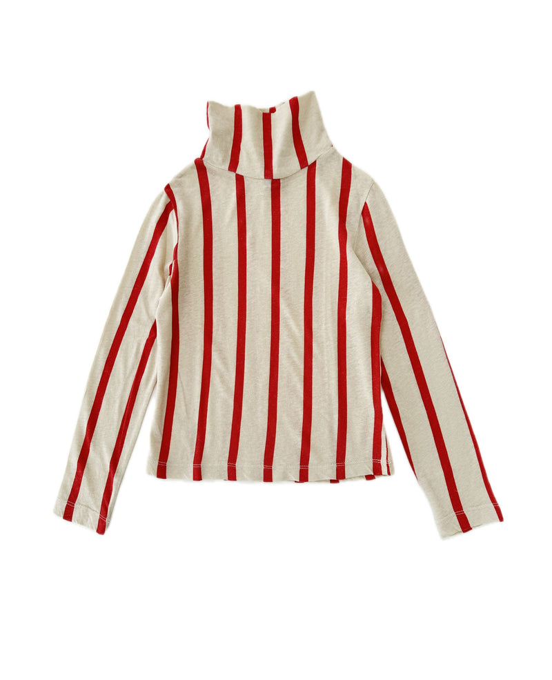 coll tee - red stripe