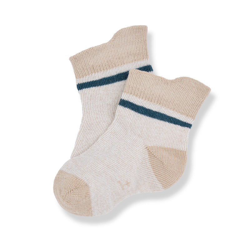 PIPO Plain Short socks - Beige