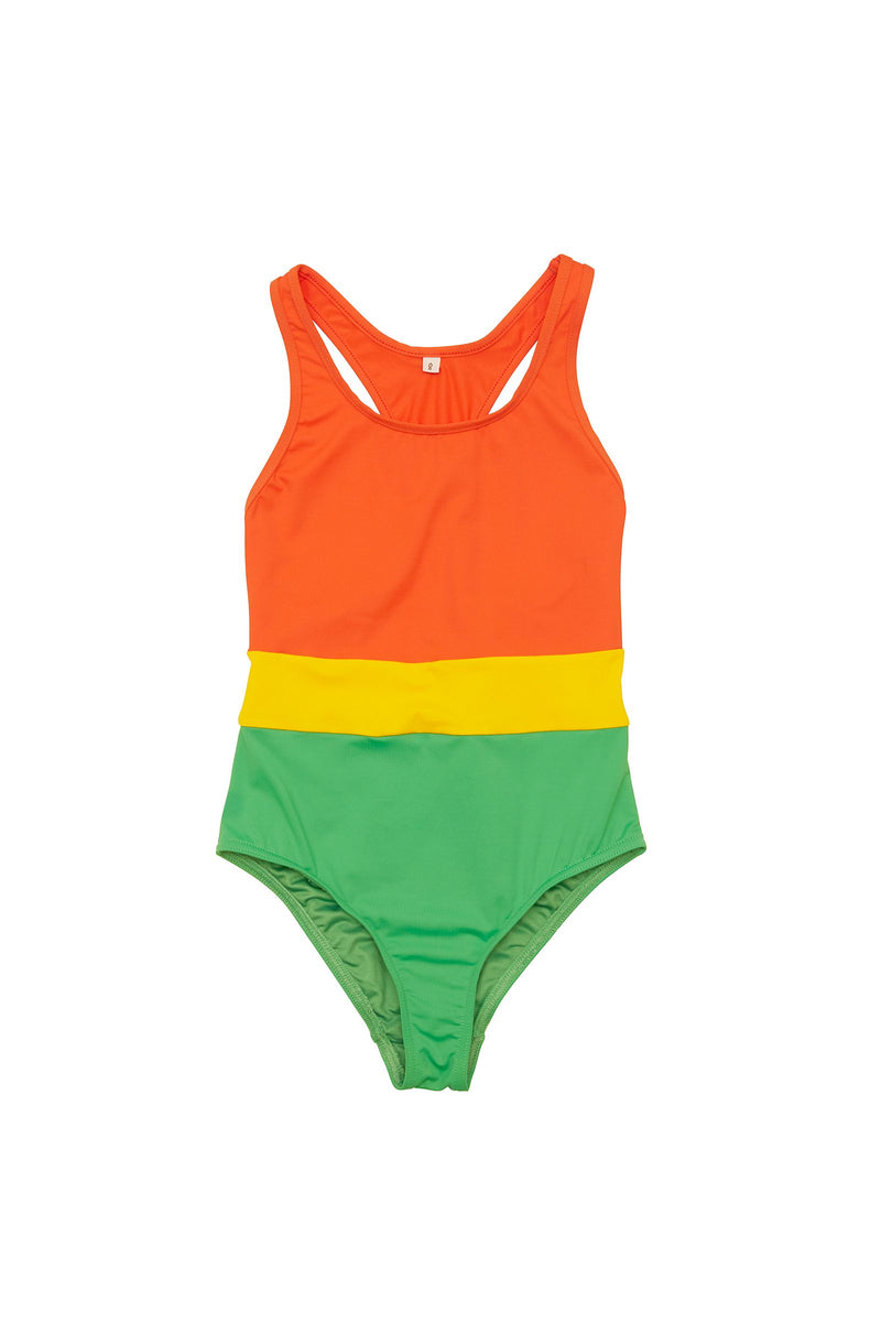 FAROL_5002 Girl One piece swimsuit - Jamaique